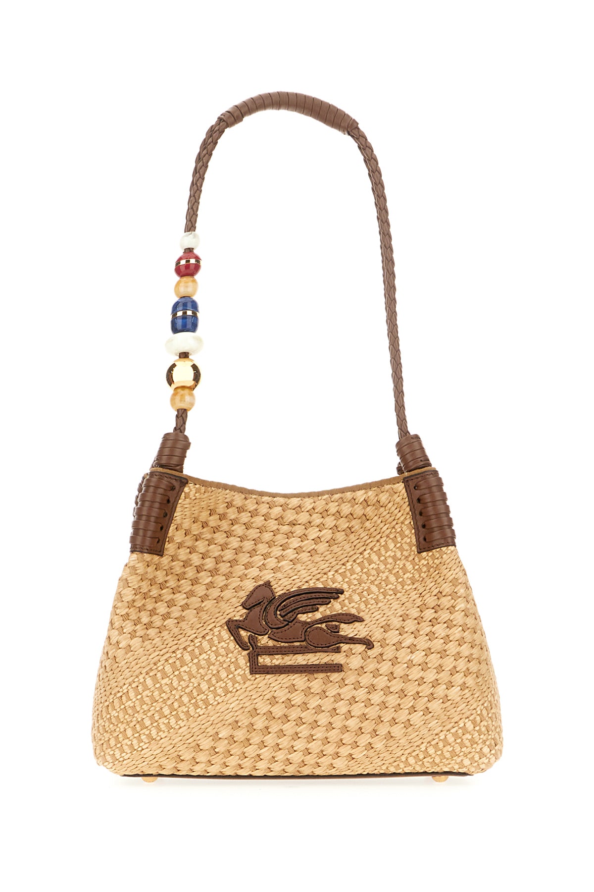Etro Borsa shopping Libra piccola in rafia