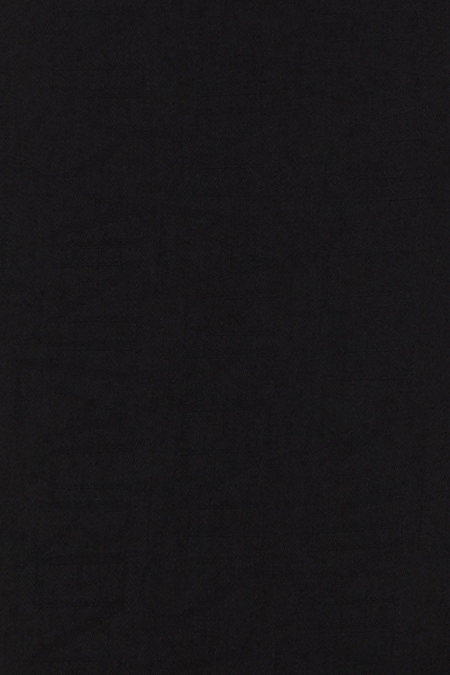 Saint Laurent Sciarpa in misto seta nera, view 3