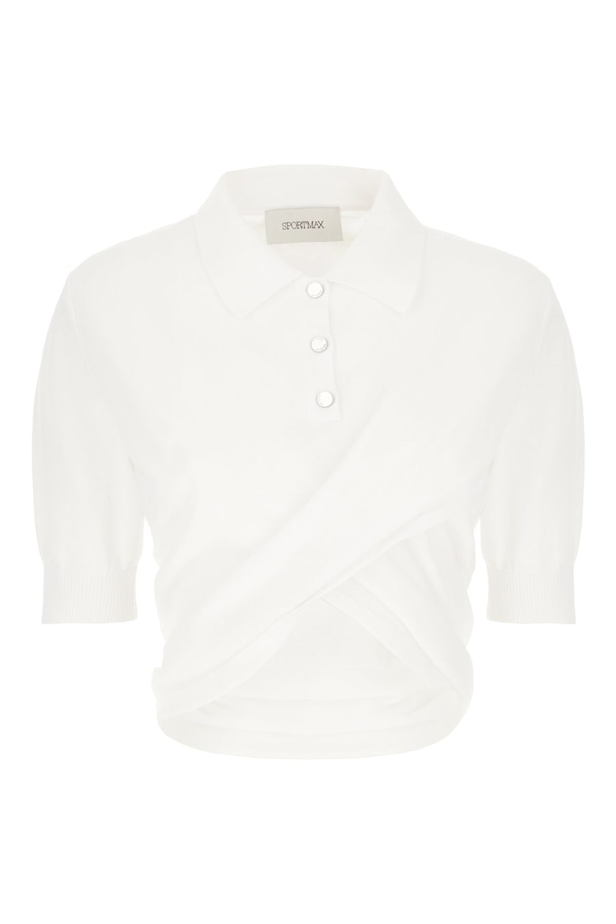 Sportmax Polo in cotone bianco