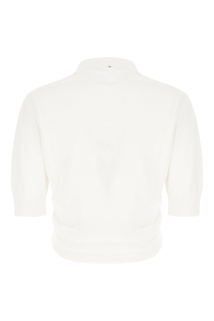 Sportmax Polo in cotone bianco, view 2