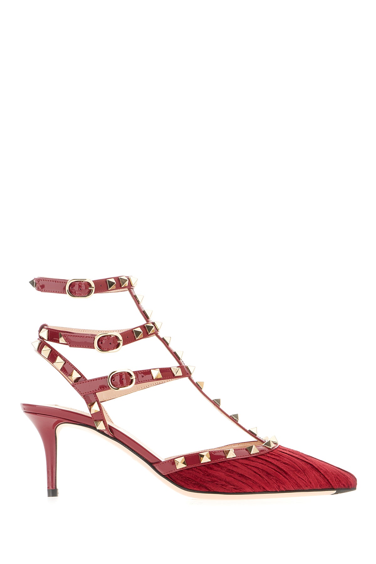 Valentino Garavani Scarpe con tacco in velluto rosso