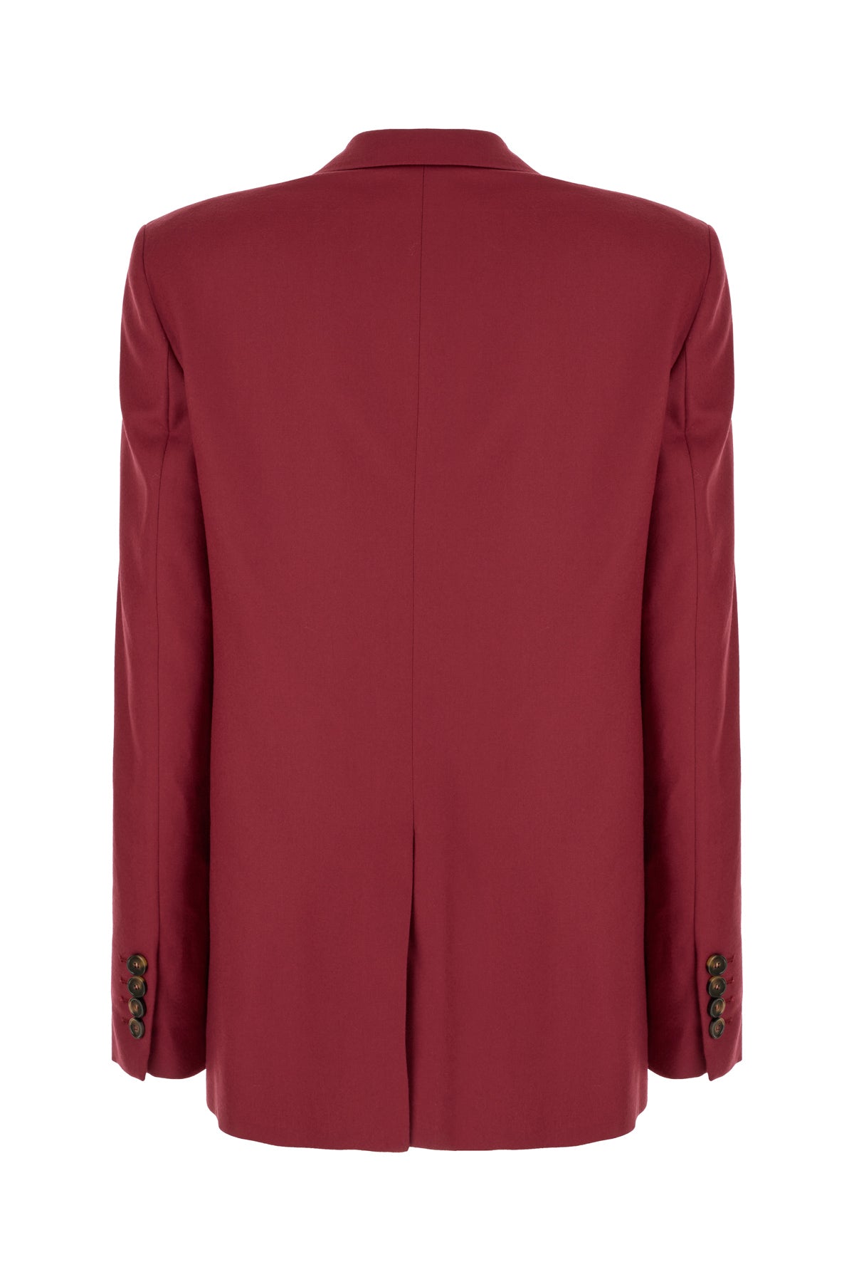 Stella McCartney Giacca in lana vinaccia, view 2