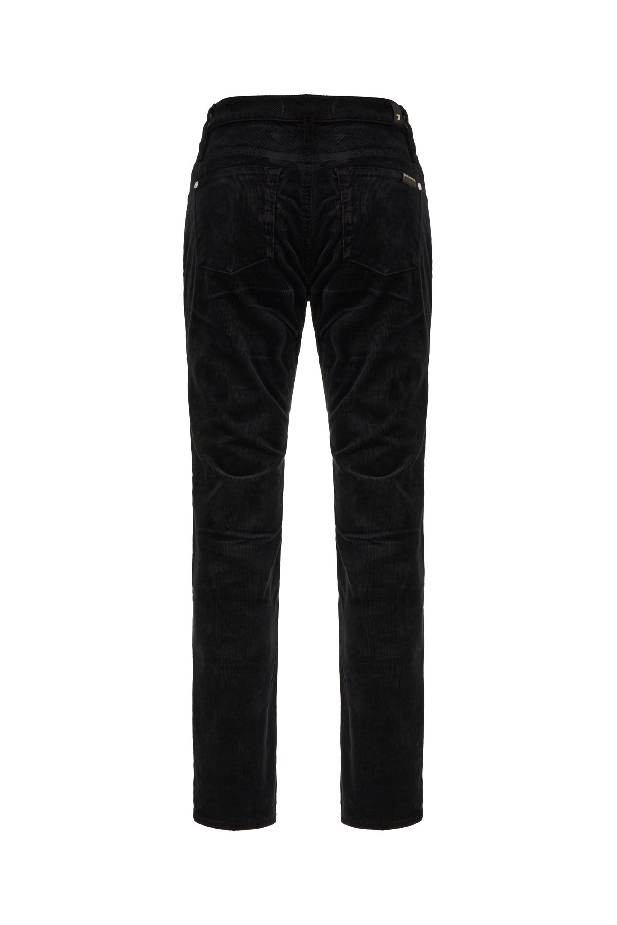 7 FOR ALL MANKIND Jeans in velluto a coste nero, view 2