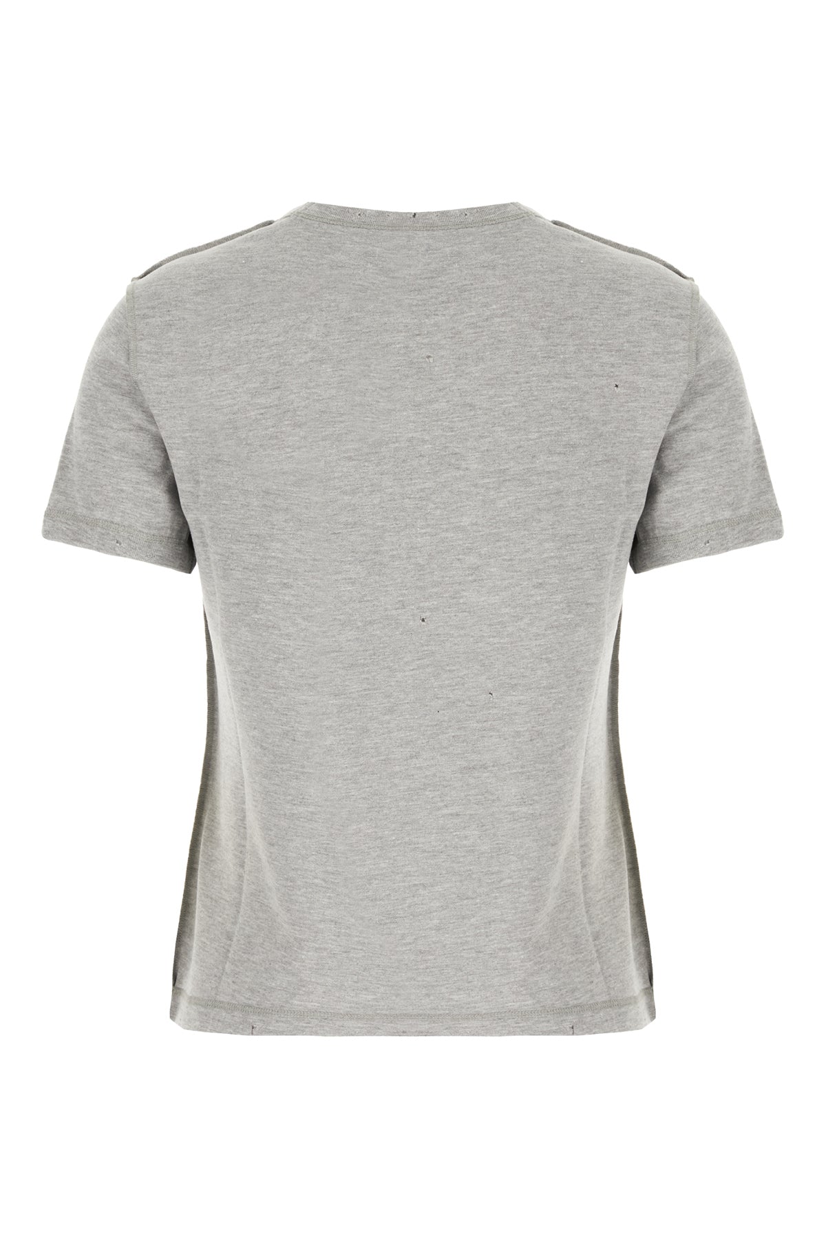 Dolce & Gabbana T-shirt in misto cotone grigio, view 2