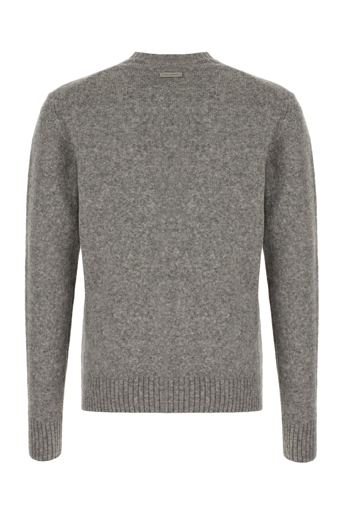 Dolce & Gabbana Maglione in misto lana grigio melangé, view 2
