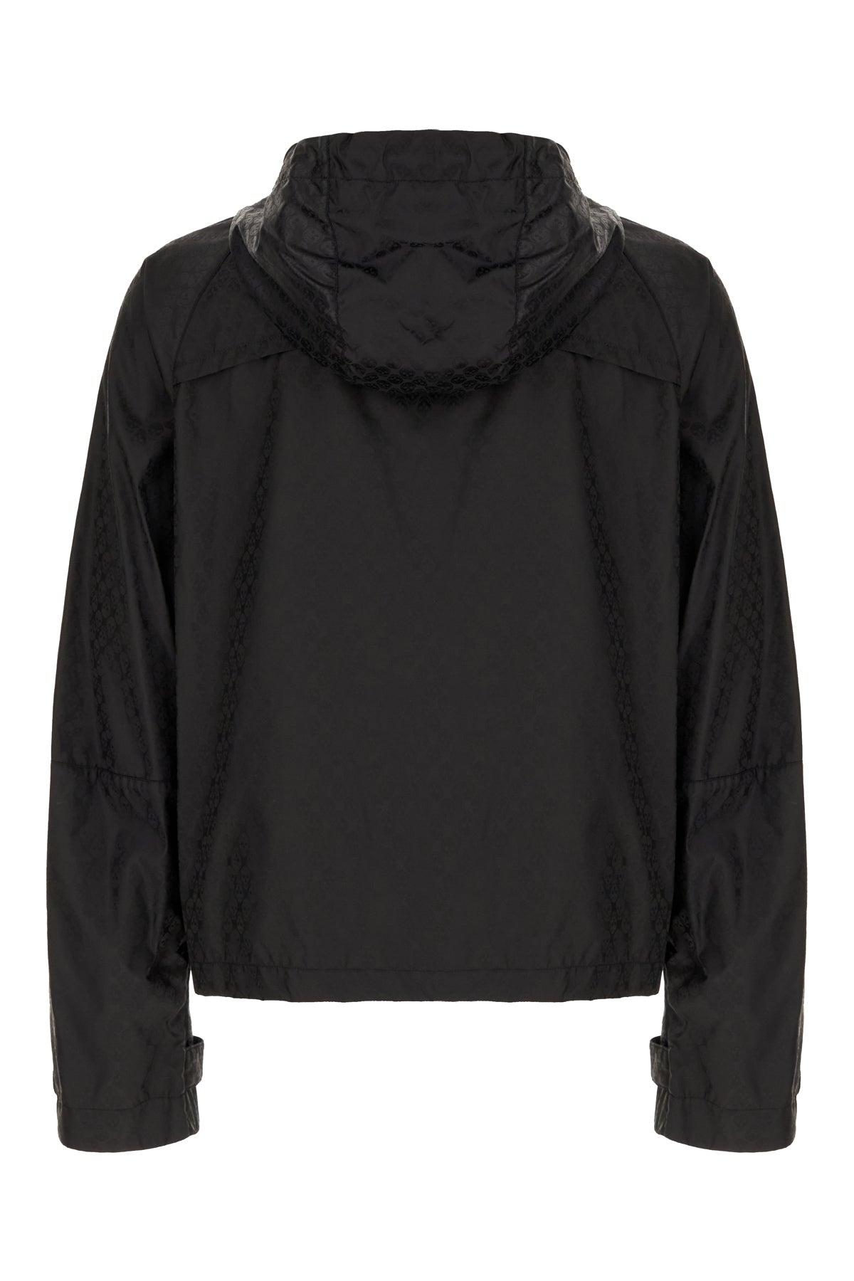 Alexander McQueen Giacca a vento in nylon nero, view 2