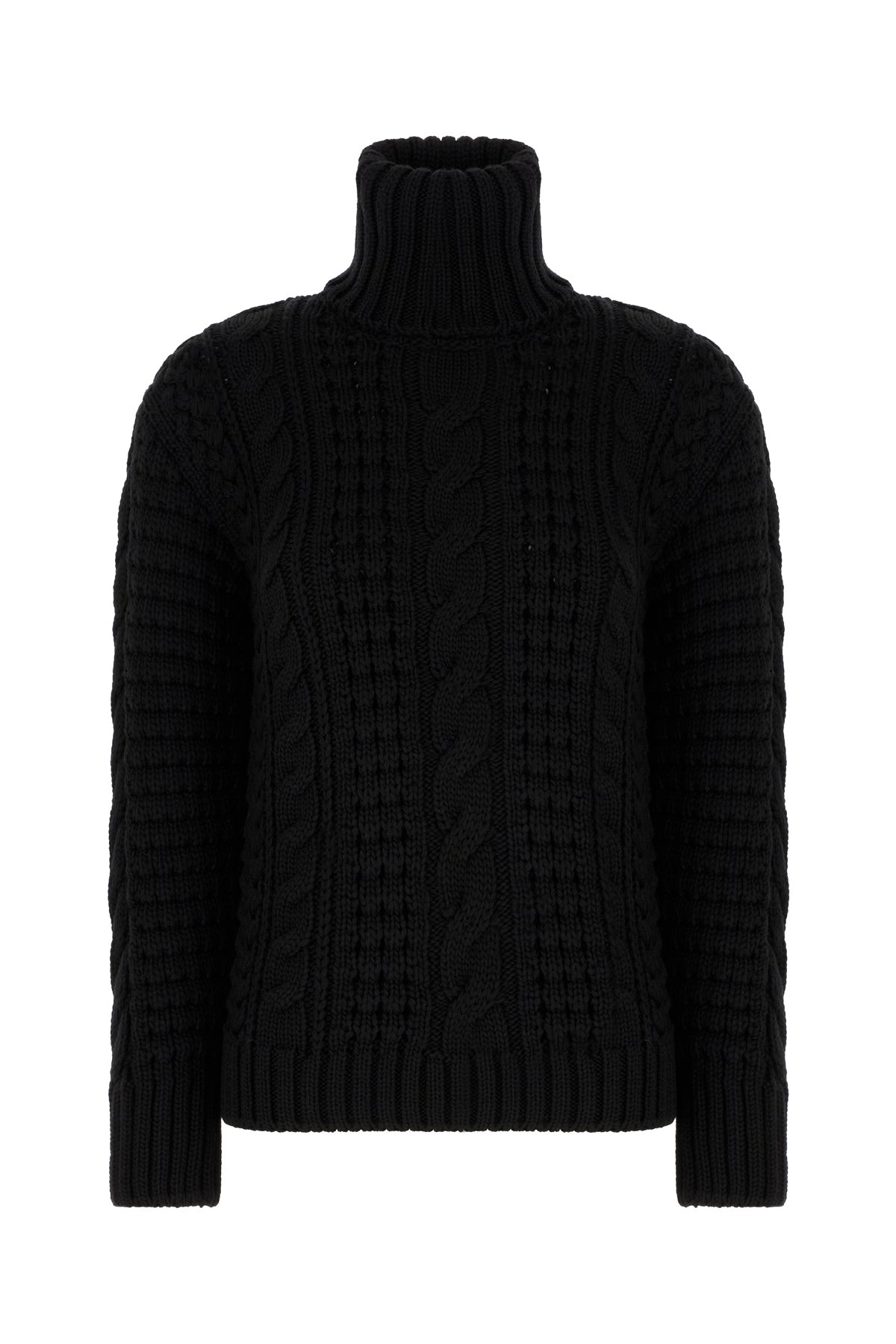 MONCLER GENIUS Maglione 4 Moncler Edward Enninful in lana nera