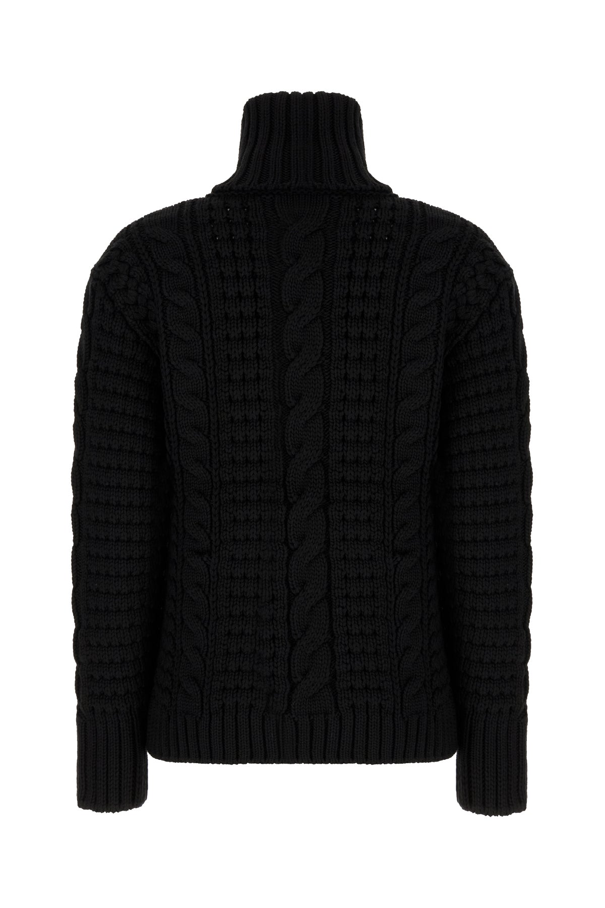 MONCLER GENIUS Maglione 4 Moncler Edward Enninful in lana nera, view 2