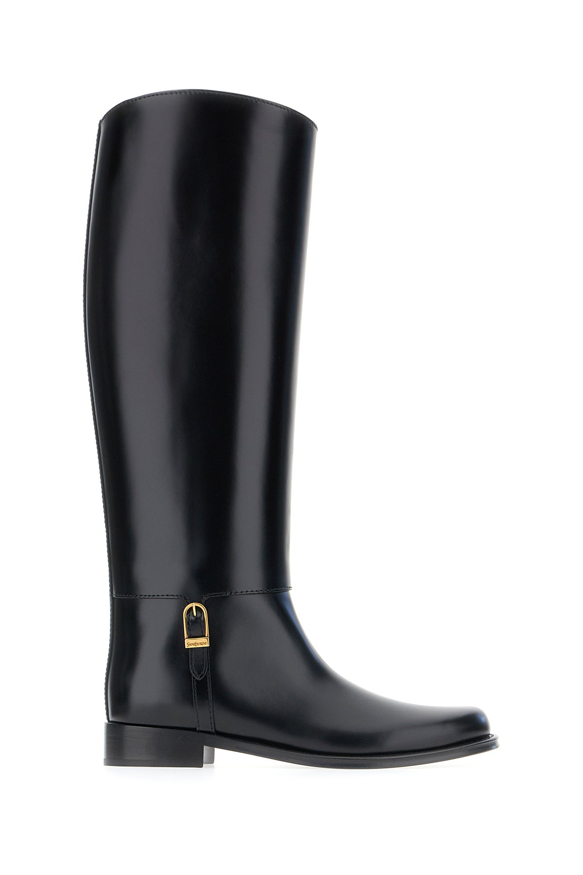 Saint Laurent Stivali in pelle nera