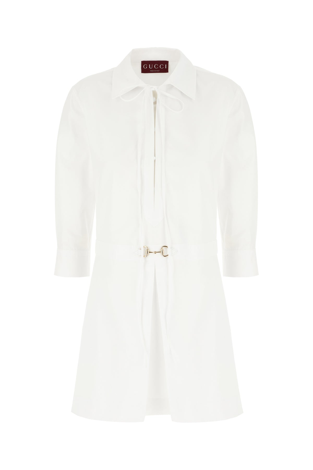 Gucci Camicia in popeline bianco