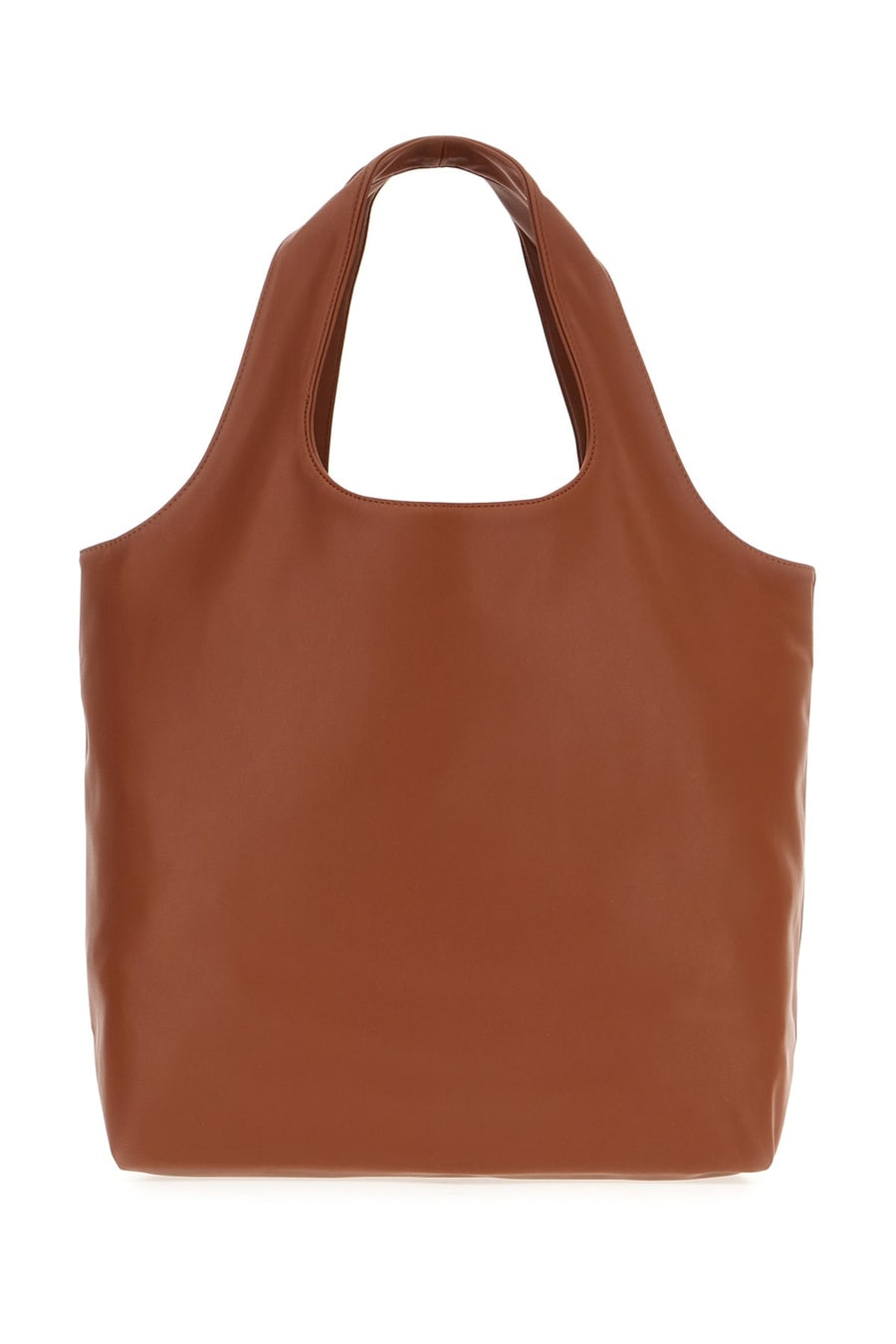 A.P.C. Borsa shopping Ninon in simil pelle cognac, view 3