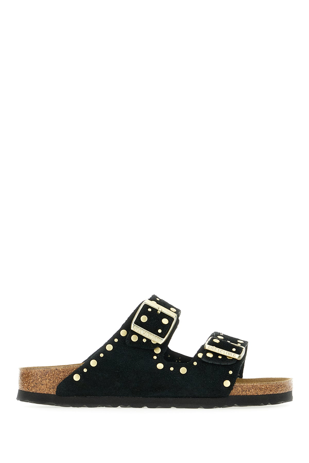 BIRKENSTOCK Sandali Arizona Rivet in pelle scamosciata nera