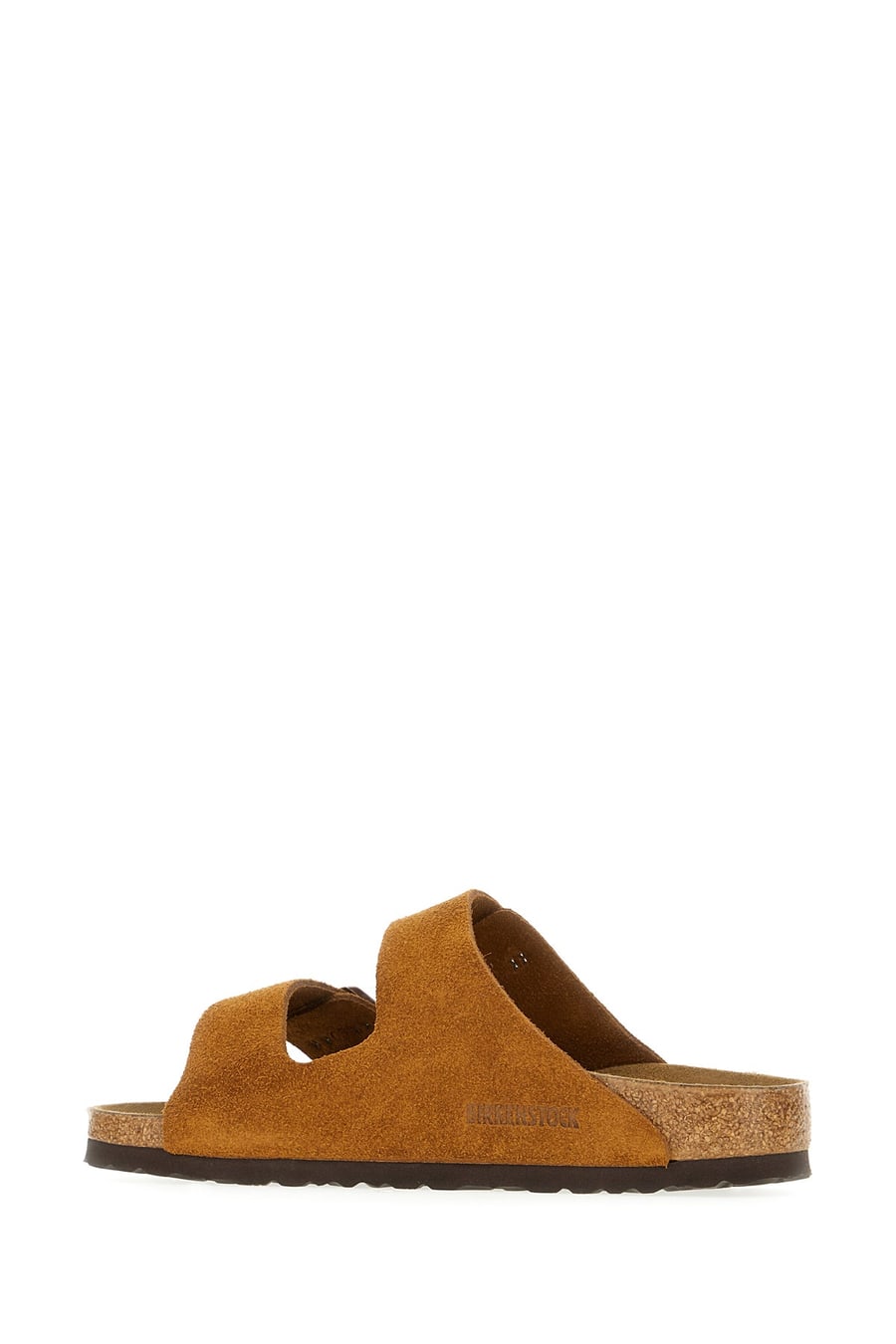 BIRKENSTOCK Sandali Arizona in pelle scamosciata caramello, view 3