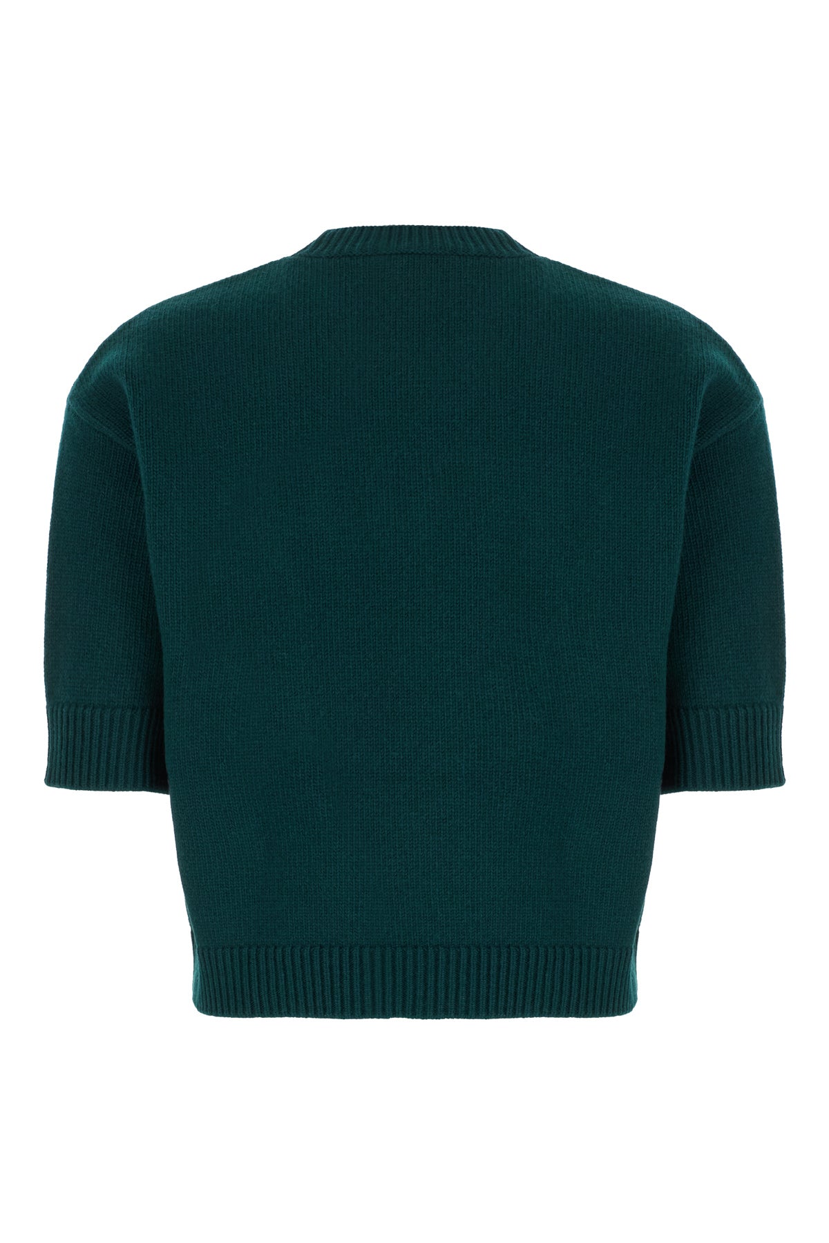 Gucci Maglione in lana verde bottiglia, view 2