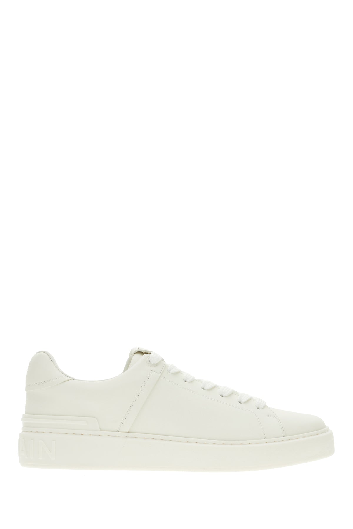 Balmain Sneakers B-Court in pelle bianca