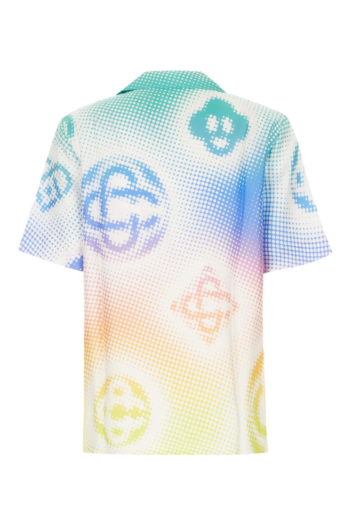 CASABLANCA Camicia in seta multicolor, view 2