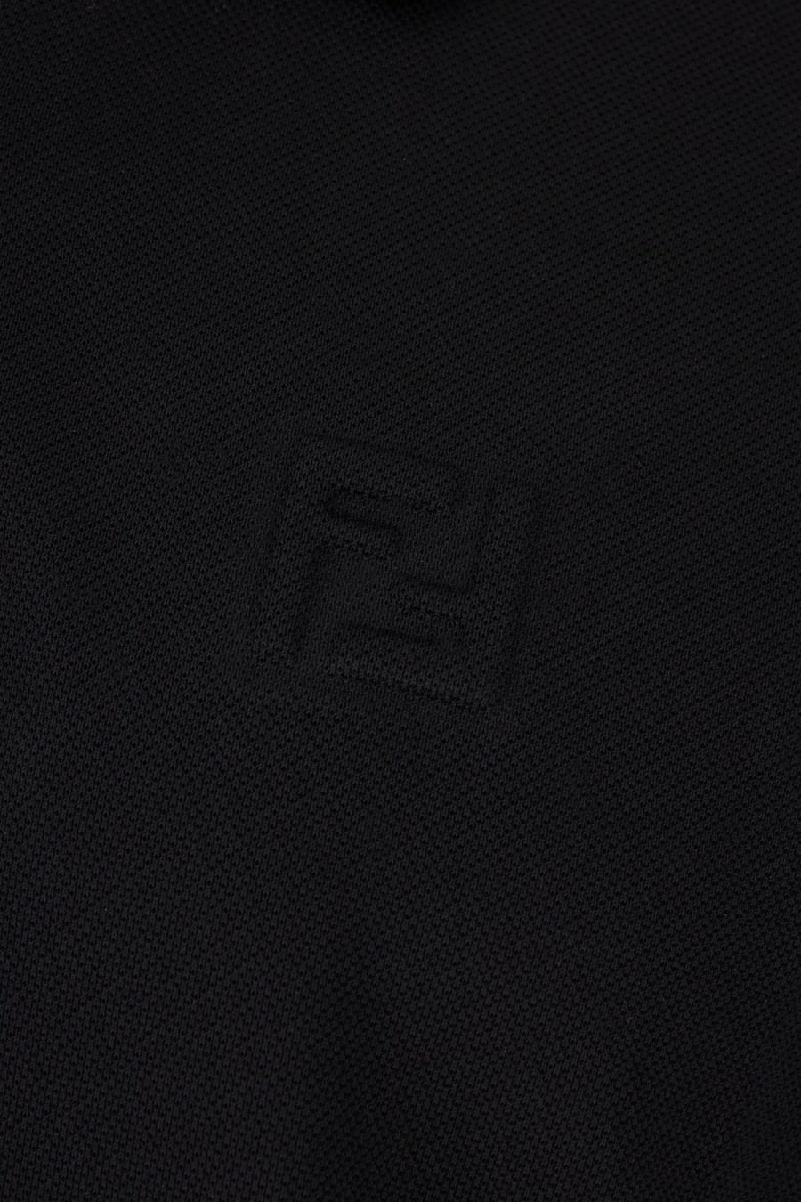 Fendi Polo in piquet nero, view 3