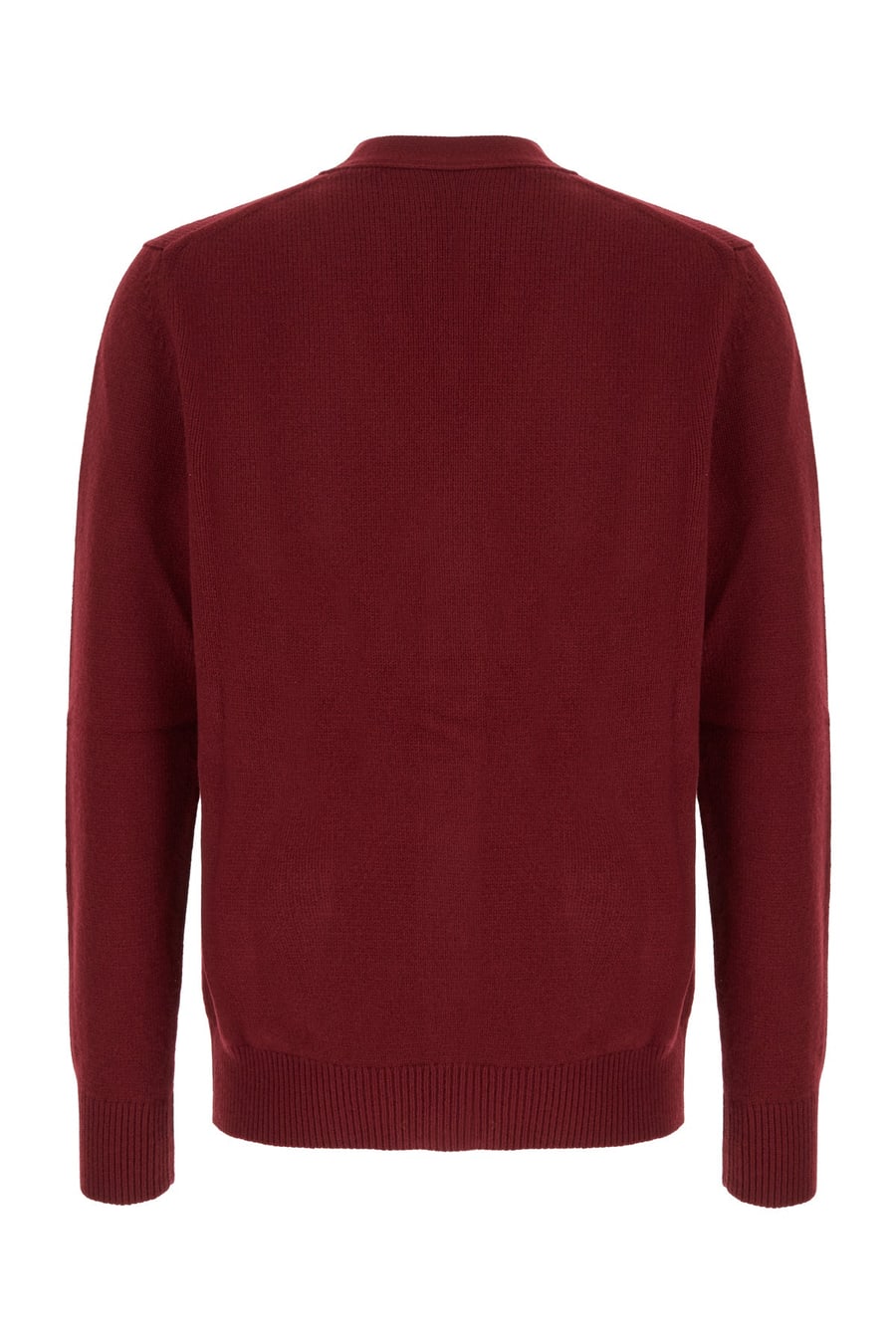 Gucci Cardigan bordeaux in lana e cashmere, view 2