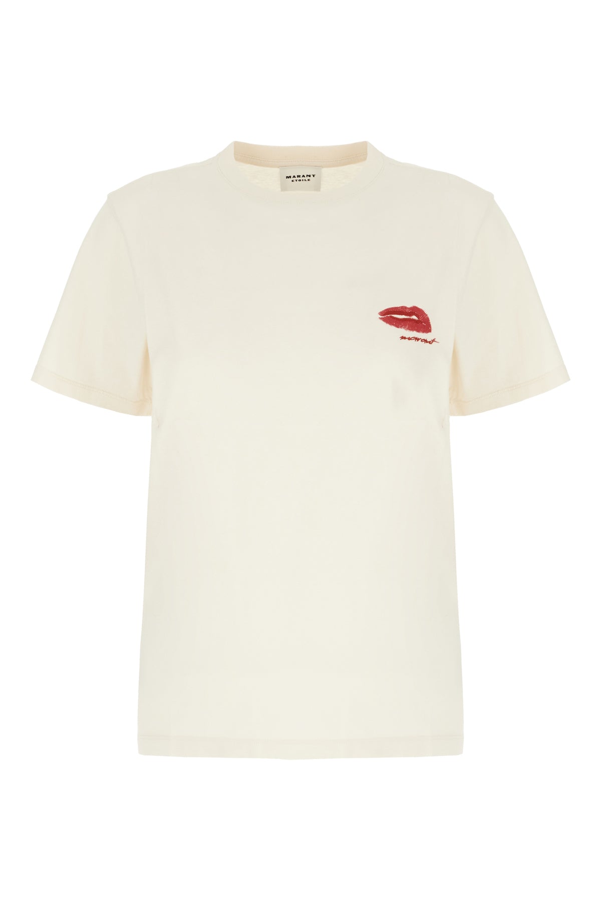 MARANT ETOILE T-shirt in cotone sabbia