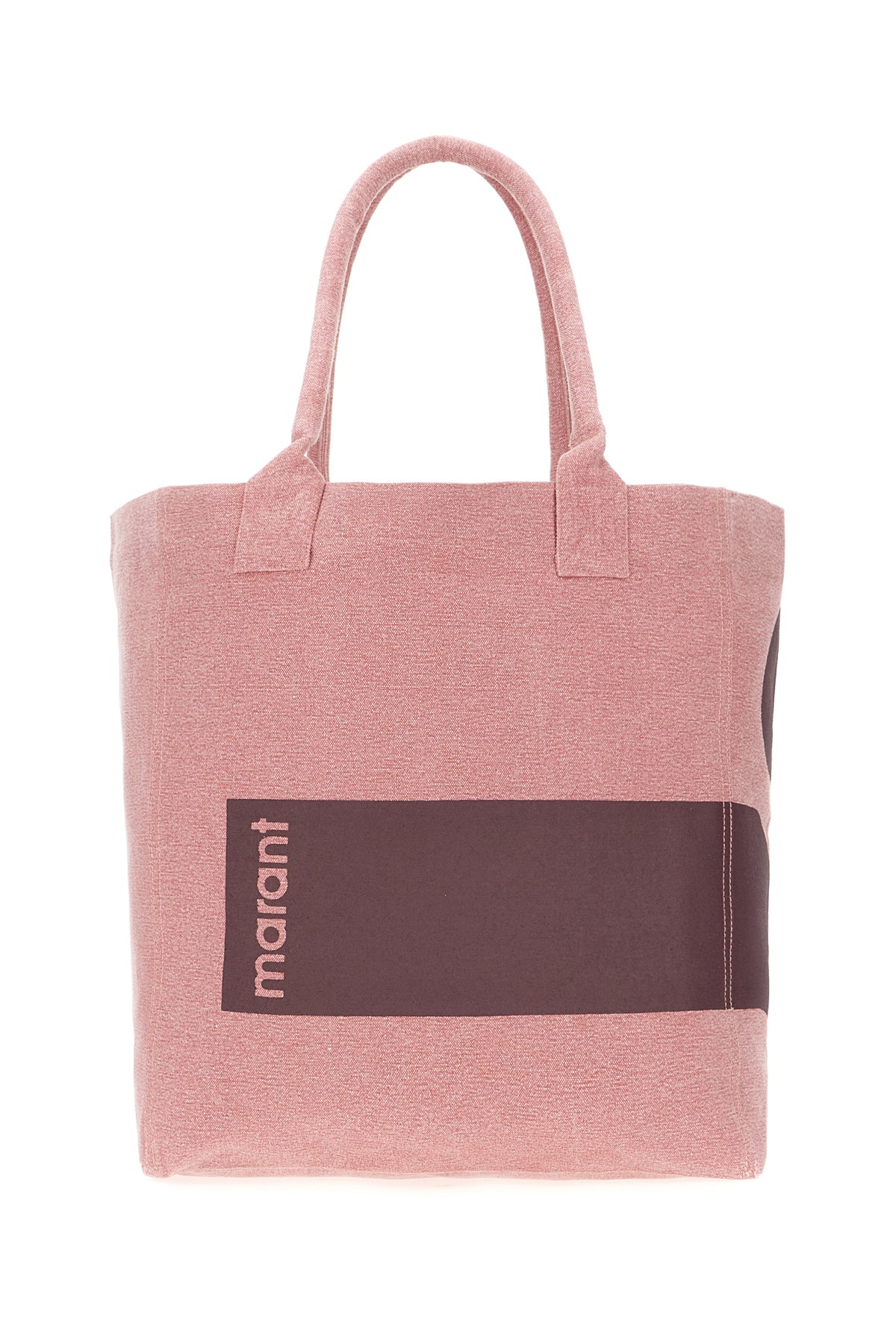 Isabel Marant Borsa shopping Yenky in cotone rosa