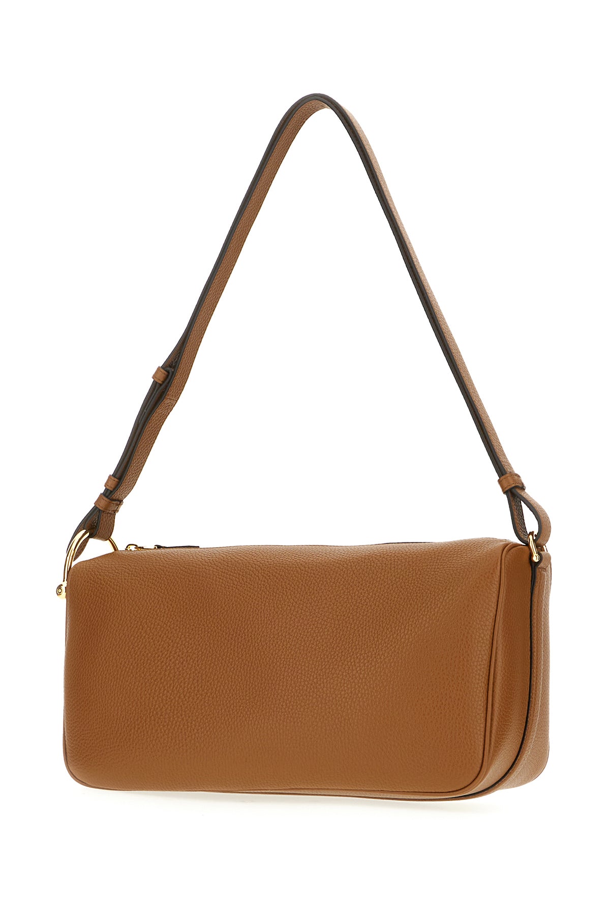 Gucci Borsa a spalla Gucci Half Horsebit media in pelle marrone, view 2