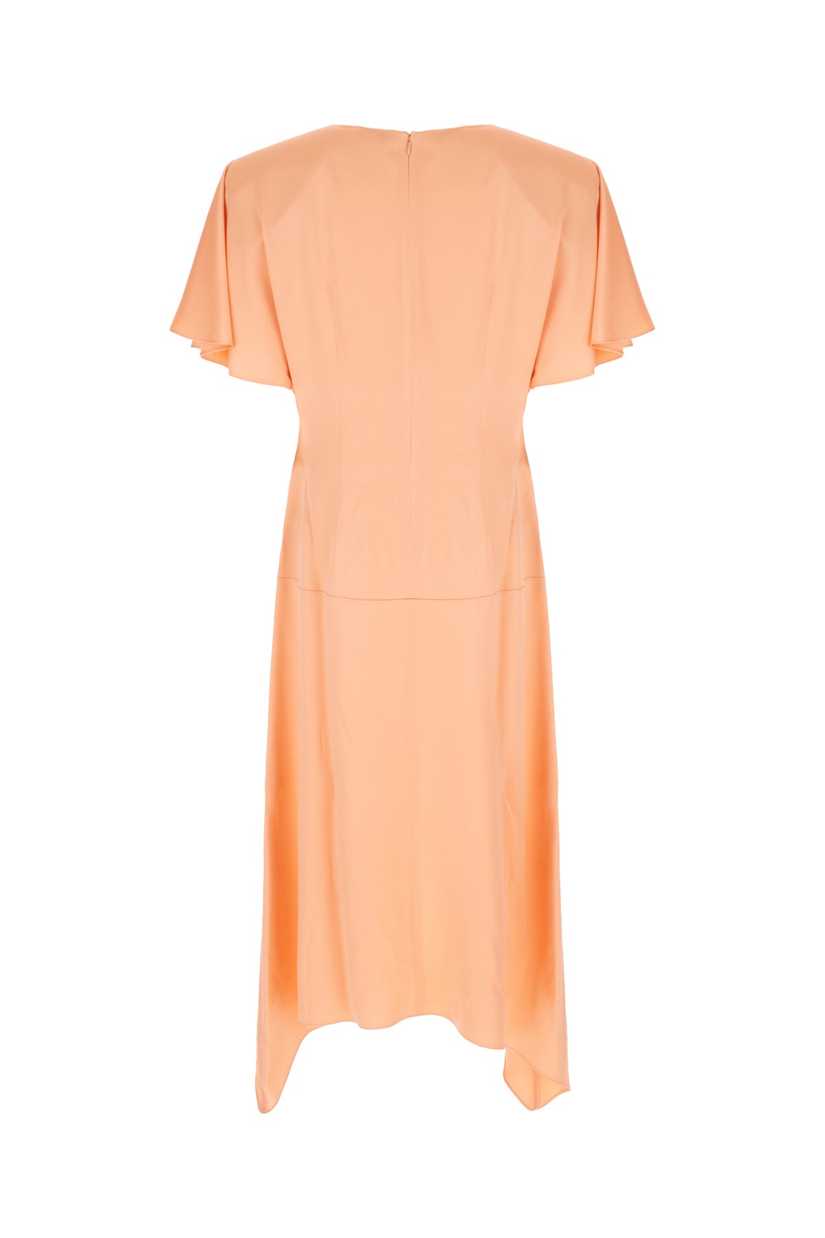 Stella McCartney Abito in viscosa salmone, view 2
