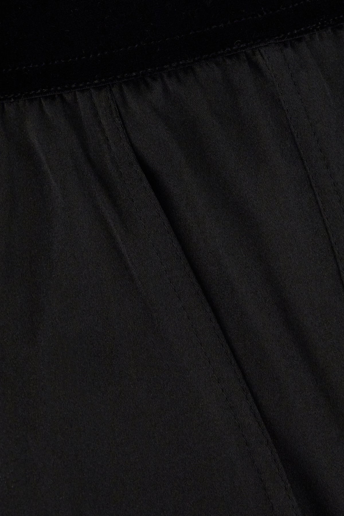 Tom Ford Pantalone in seta stretch nera