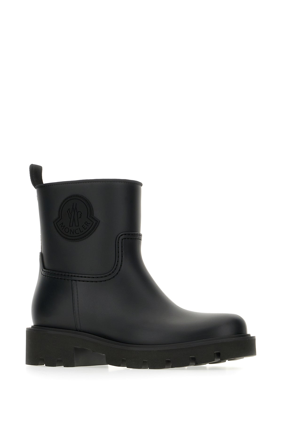 Moncler Stivaletti Kickstream in gomma nera, view 2