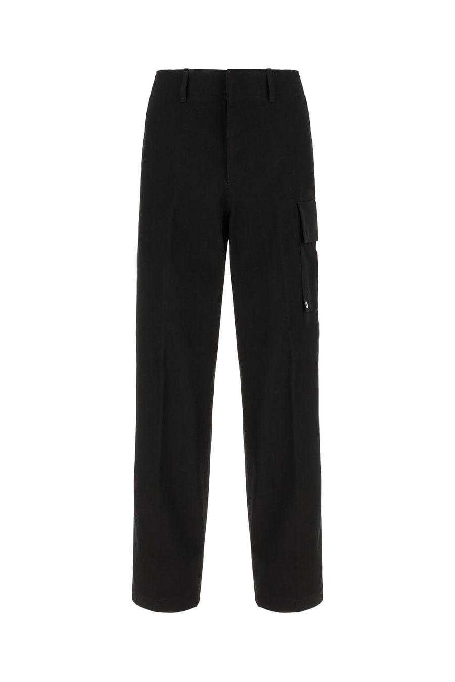 Fendi Pantalone in cotone stretch nero