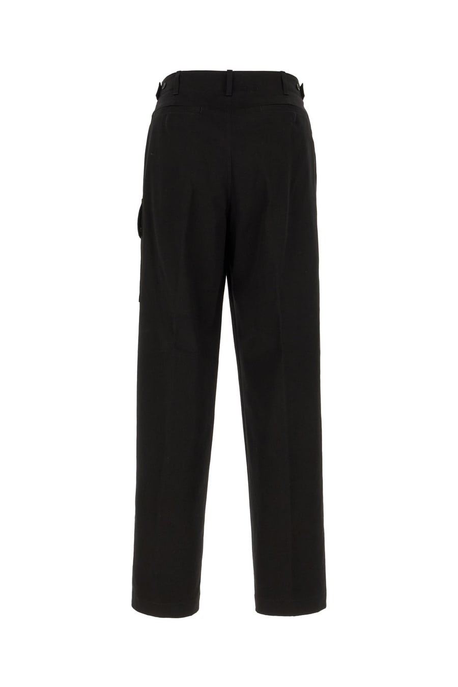 Fendi Pantalone in cotone stretch nero, view 2