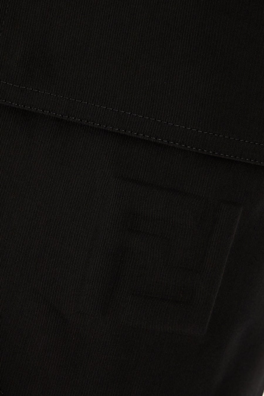 Fendi Pantalone in cotone stretch nero, view 3