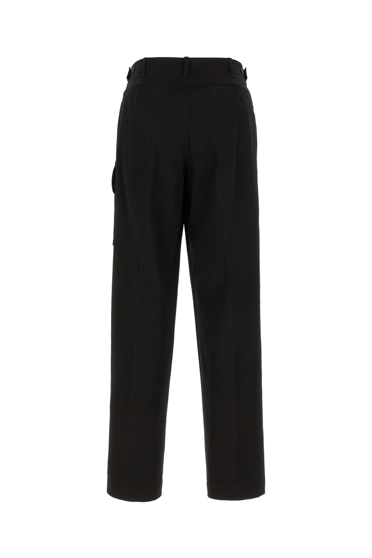 Fendi Pantalone in cotone stretch nero, view 2