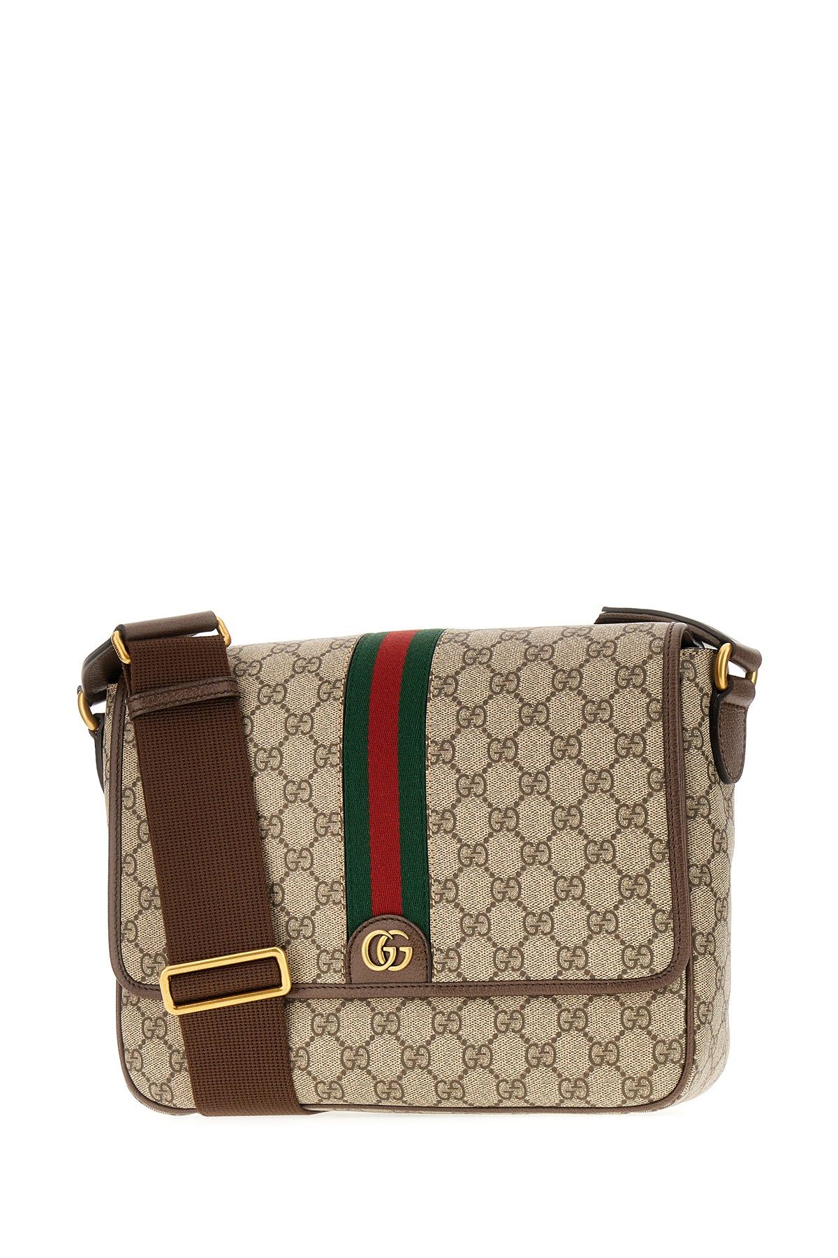 Gucci Borsa a tracolla Ophidia media in tessuto GG Supreme, view 2