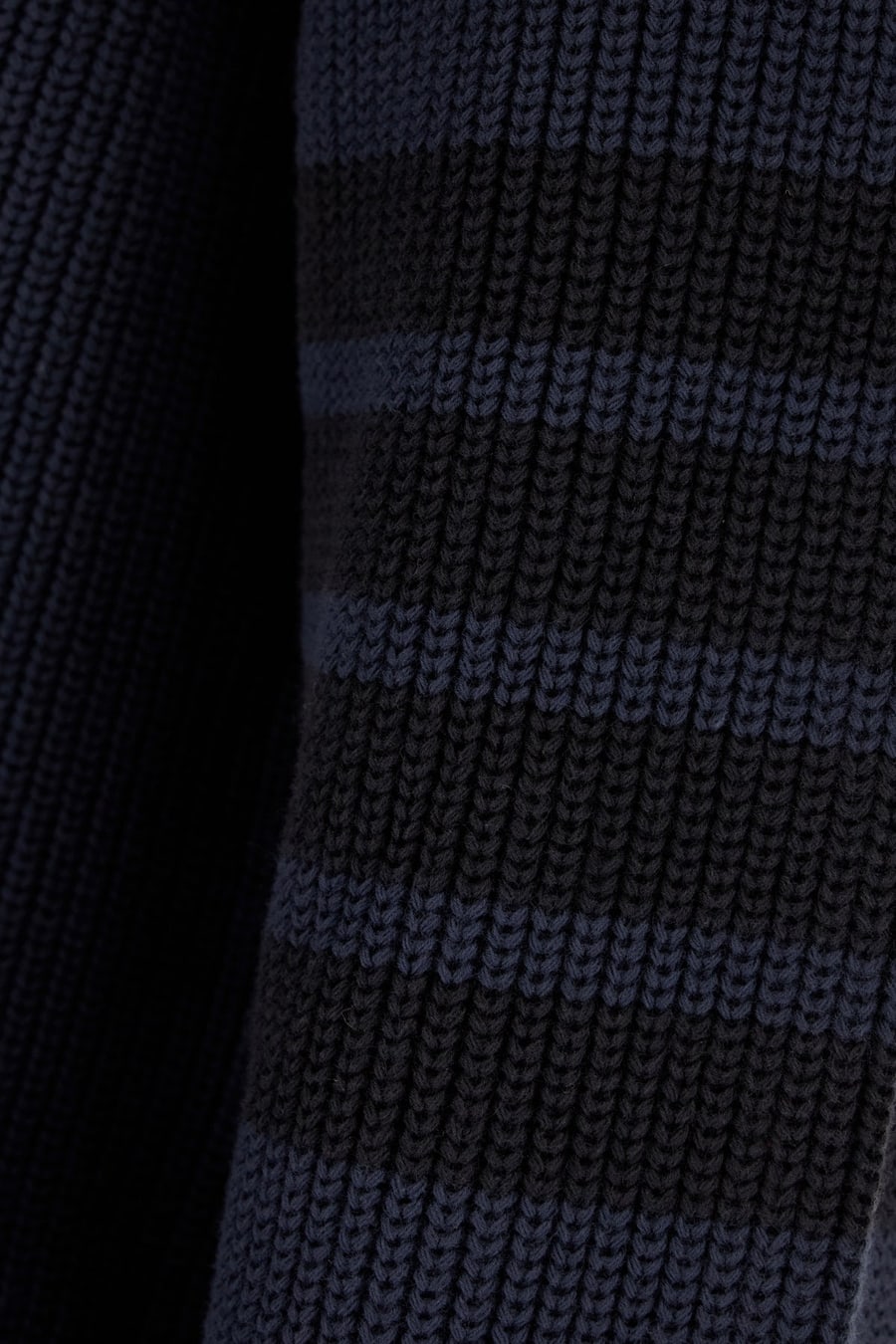 Thom Browne Maglione in cotone blu notte, view 3
