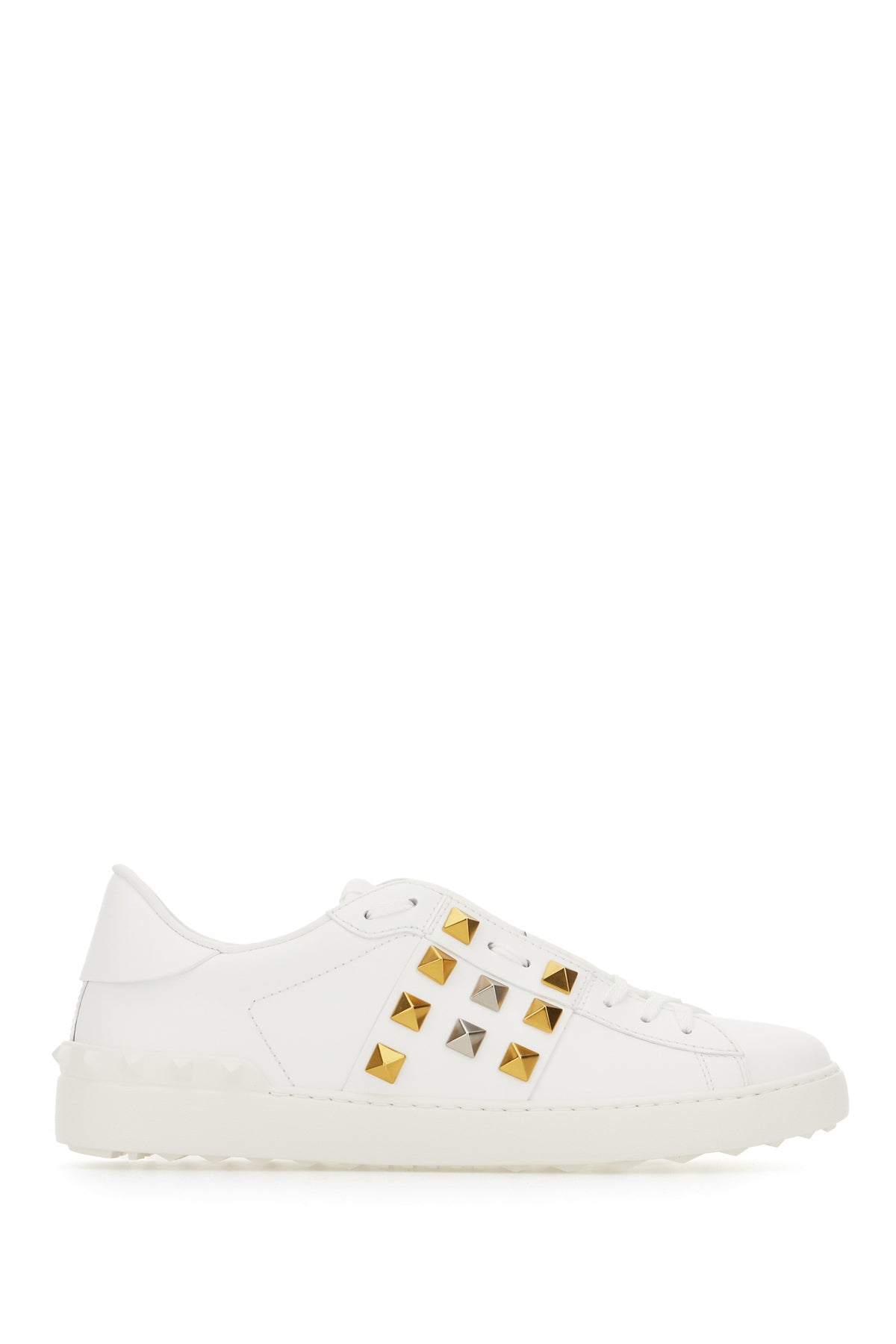 Valentino Garavani Sneakers Rockstud in pelle bianca