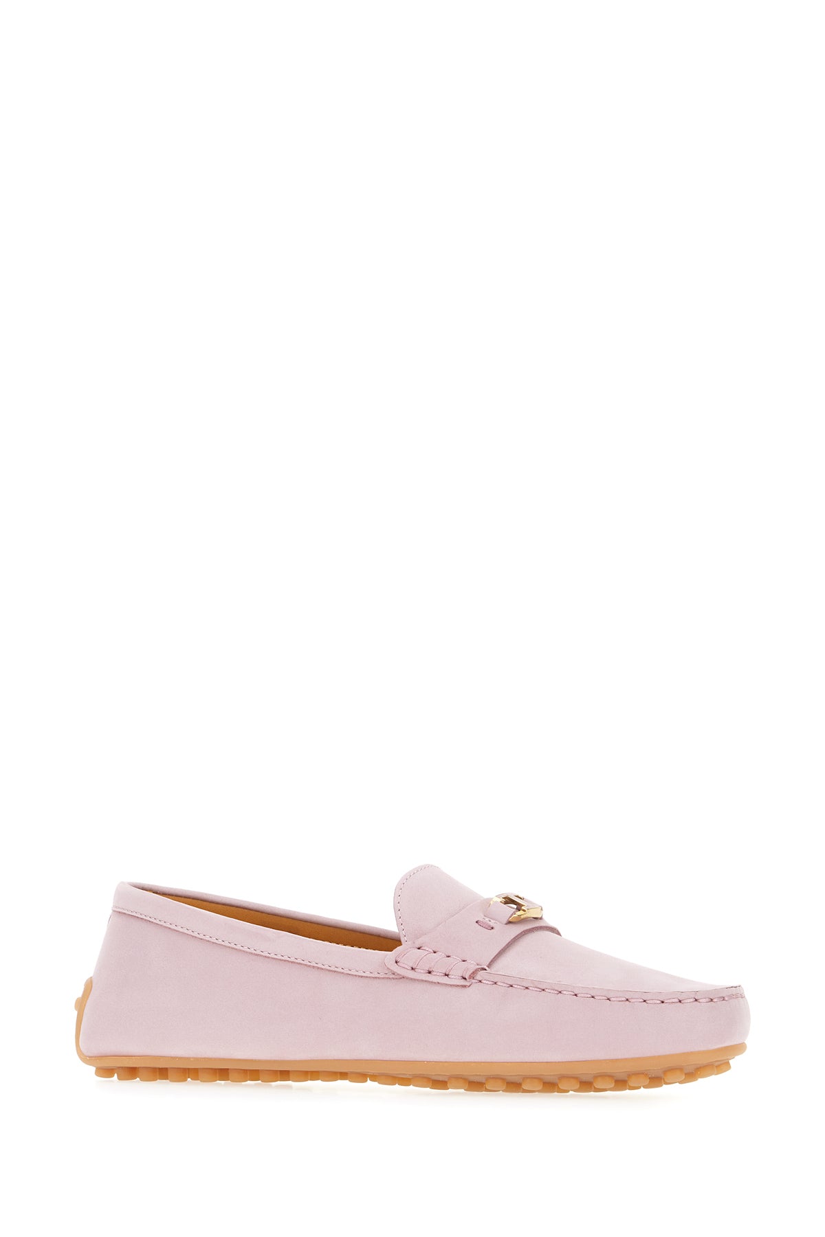 Tod's Mocassini in pelle scamosciata lilla, view 2