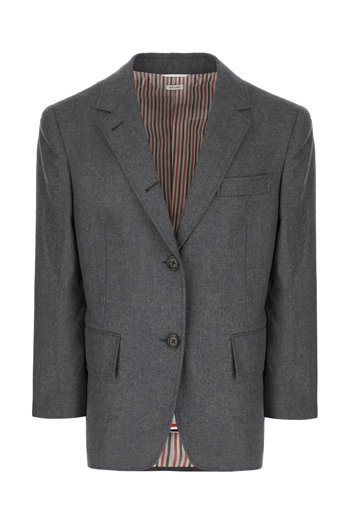 Thom Browne Giacca in lana grigia