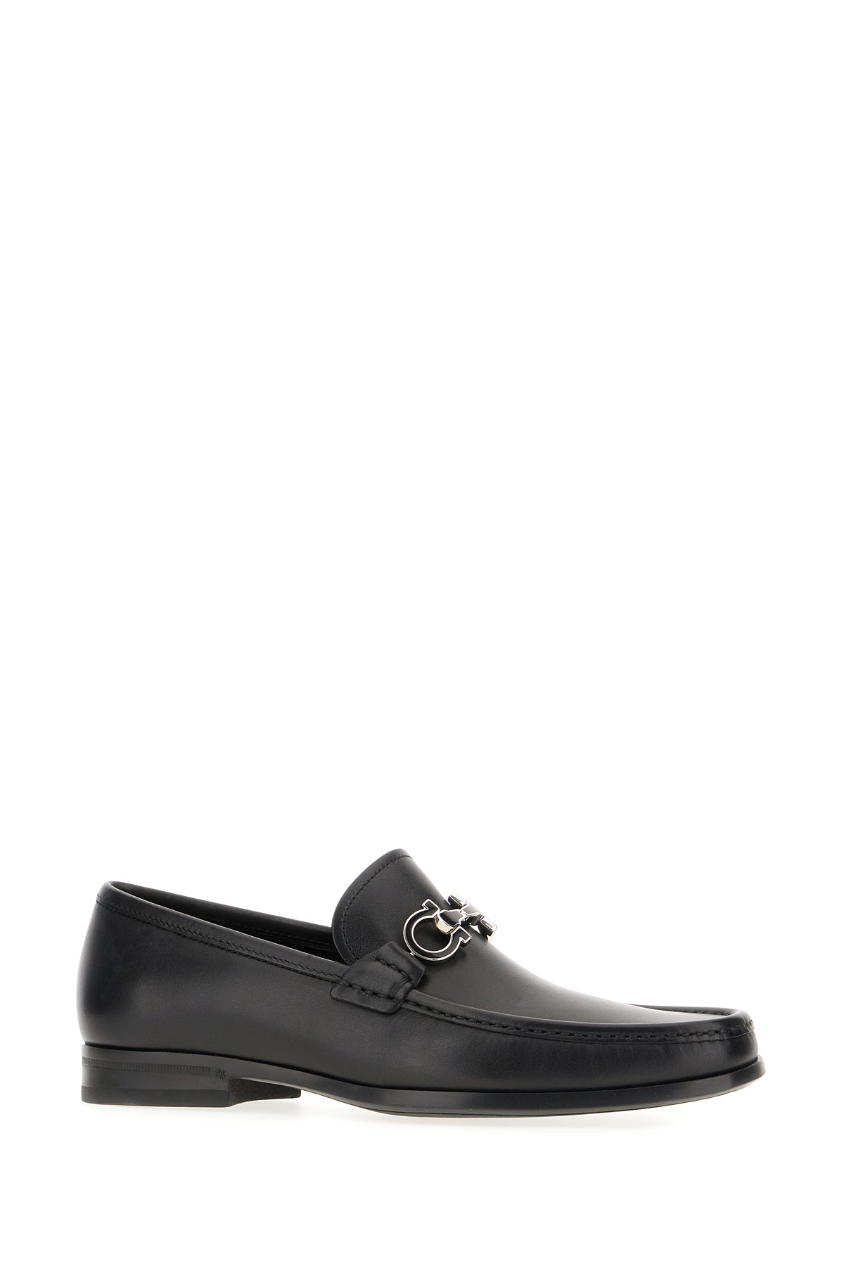 Ferragamo Mocassini Chris in pelle nera, view 2