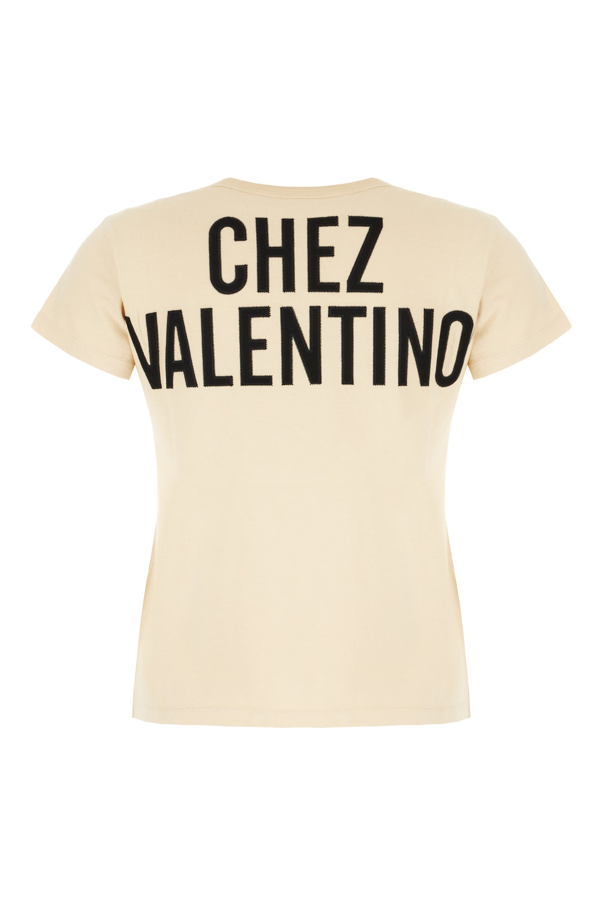 Valentino Garavani T-shirt in cotone sabbia, view 2