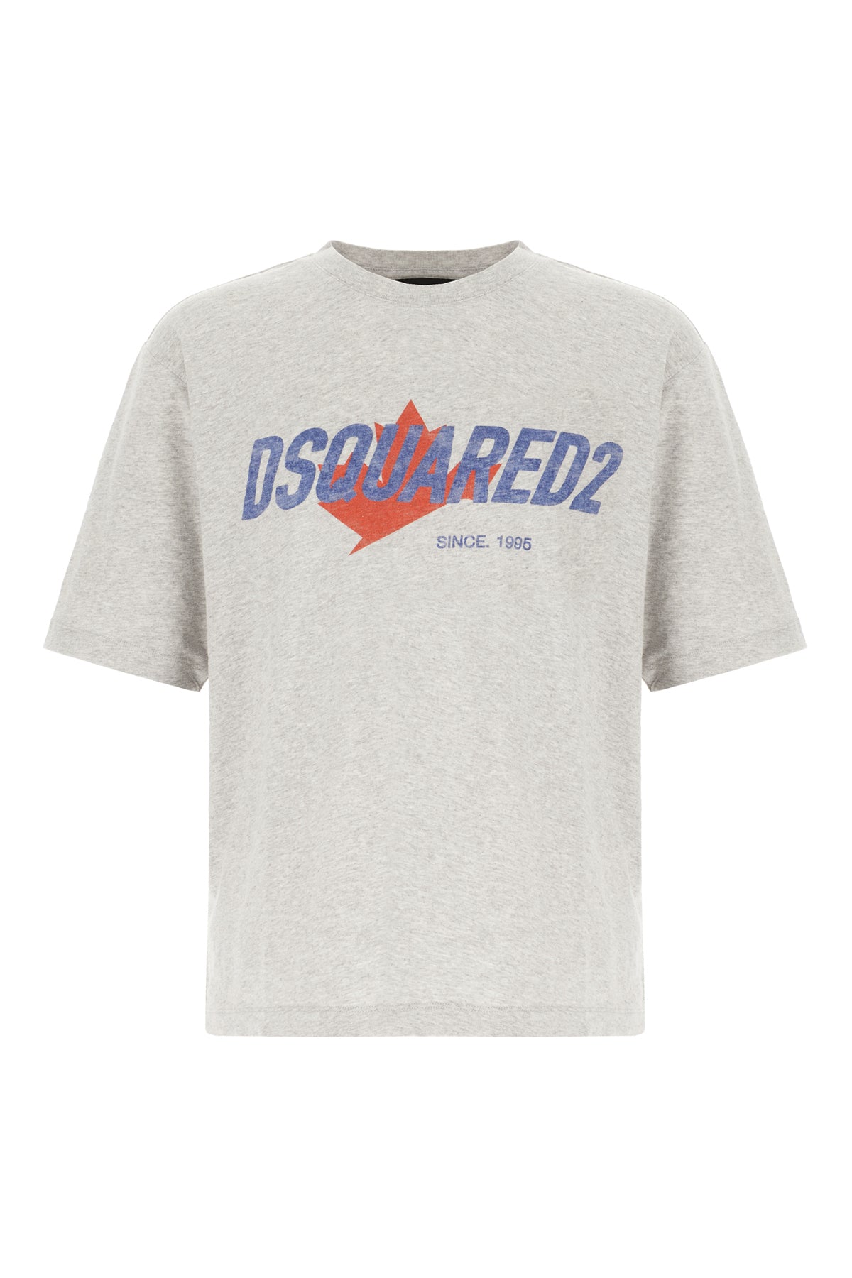 Dsquared2 T-shirt in cotone grigio melangé