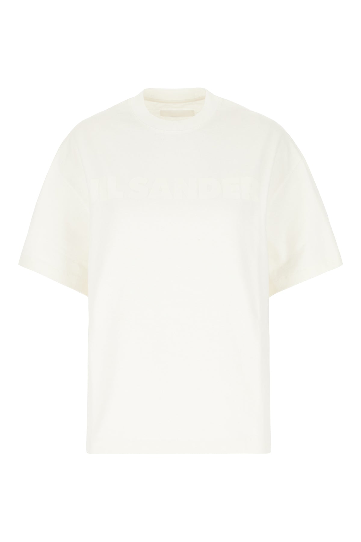 Jil Sander T-shirt in cotone avorio
