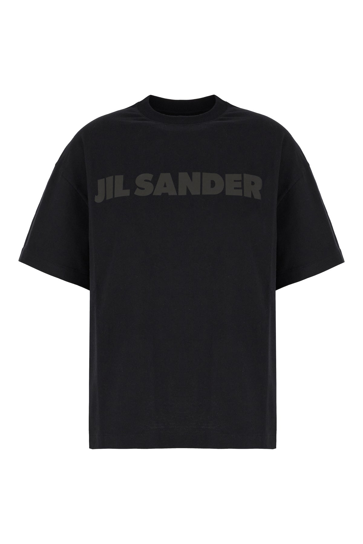 Jil Sander T-shirt oversize in cotone nero