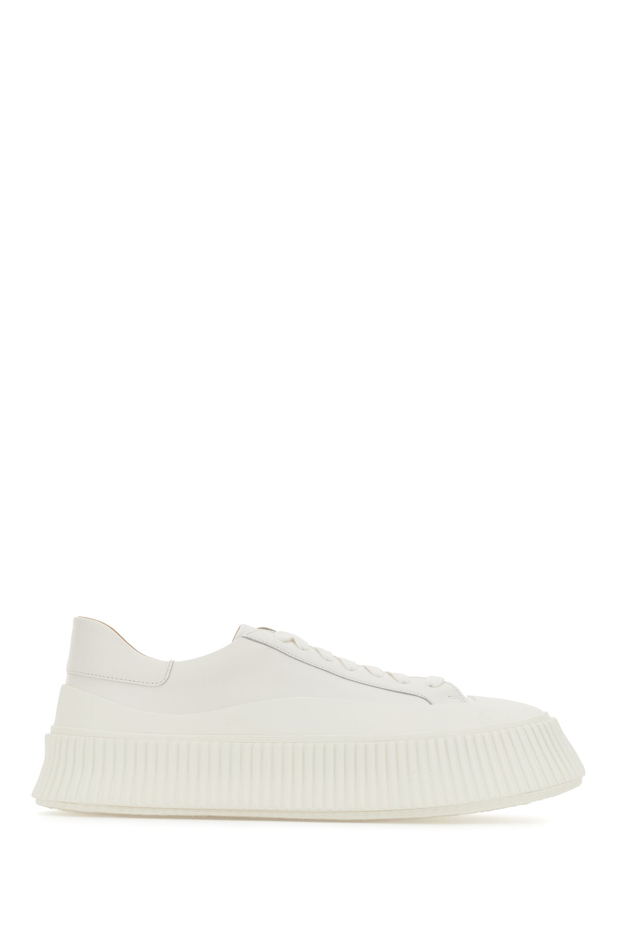 Jil Sander Sneakers in pelle avorio