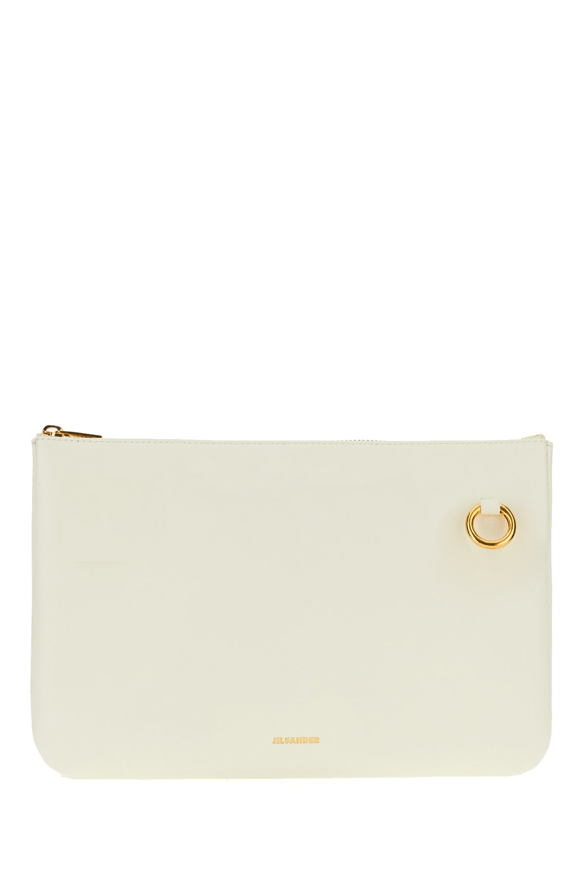 Jil Sander Borsa a tracolla in nappa avorio
