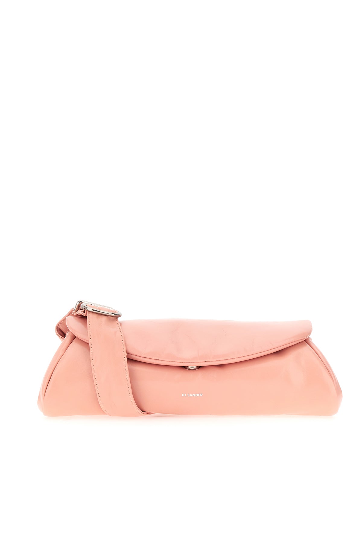 Jil Sander Borsa a tracolla Cannolo grande in nappa rosa