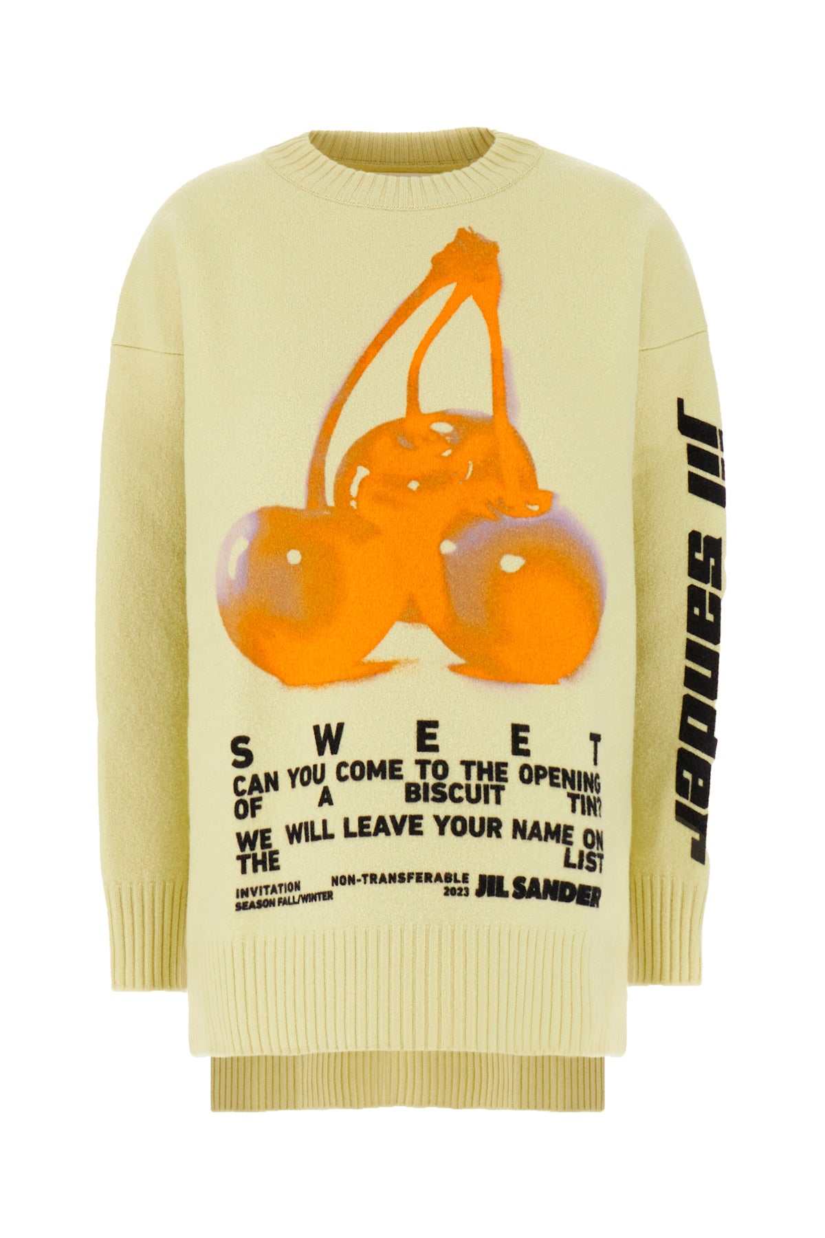 Jil Sander Maglione oversize in lana verde pastello