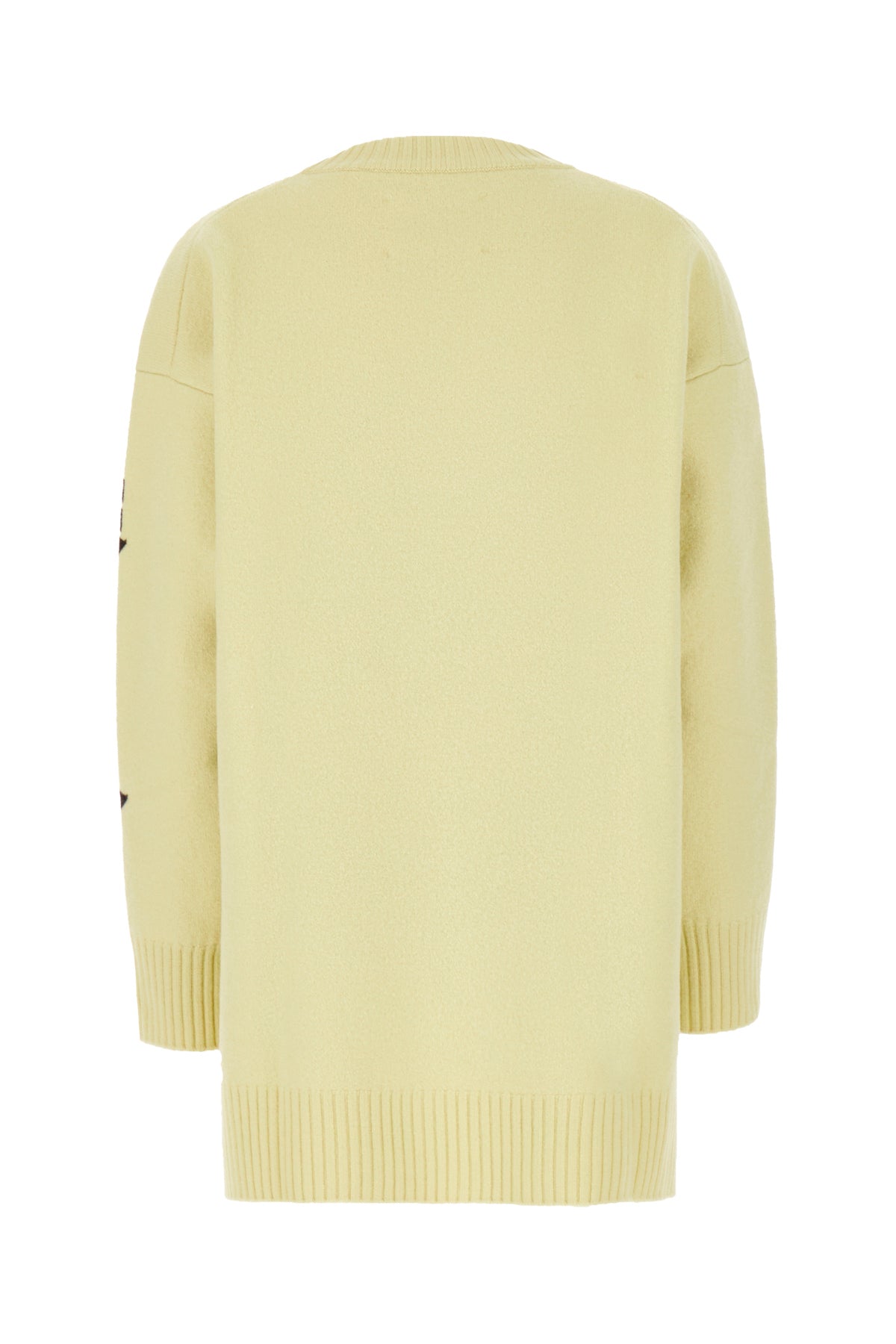 Jil Sander Maglione oversize in lana verde pastello, view 2