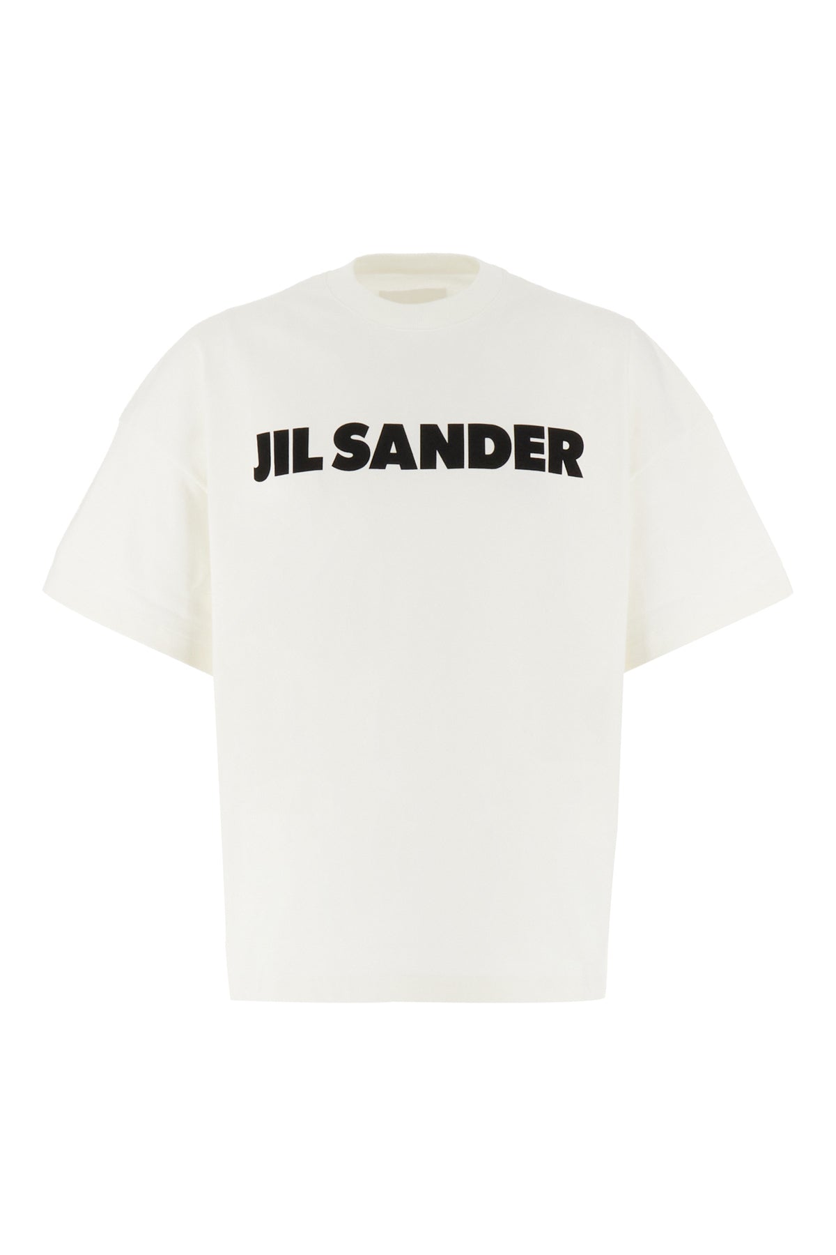 Jil Sander T-shirt oversize in cotone avorio