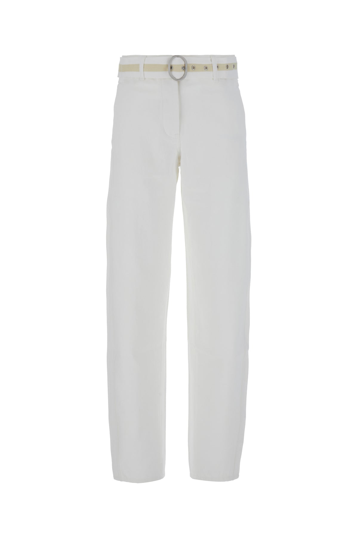 Jil Sander Jeans in denim bianco