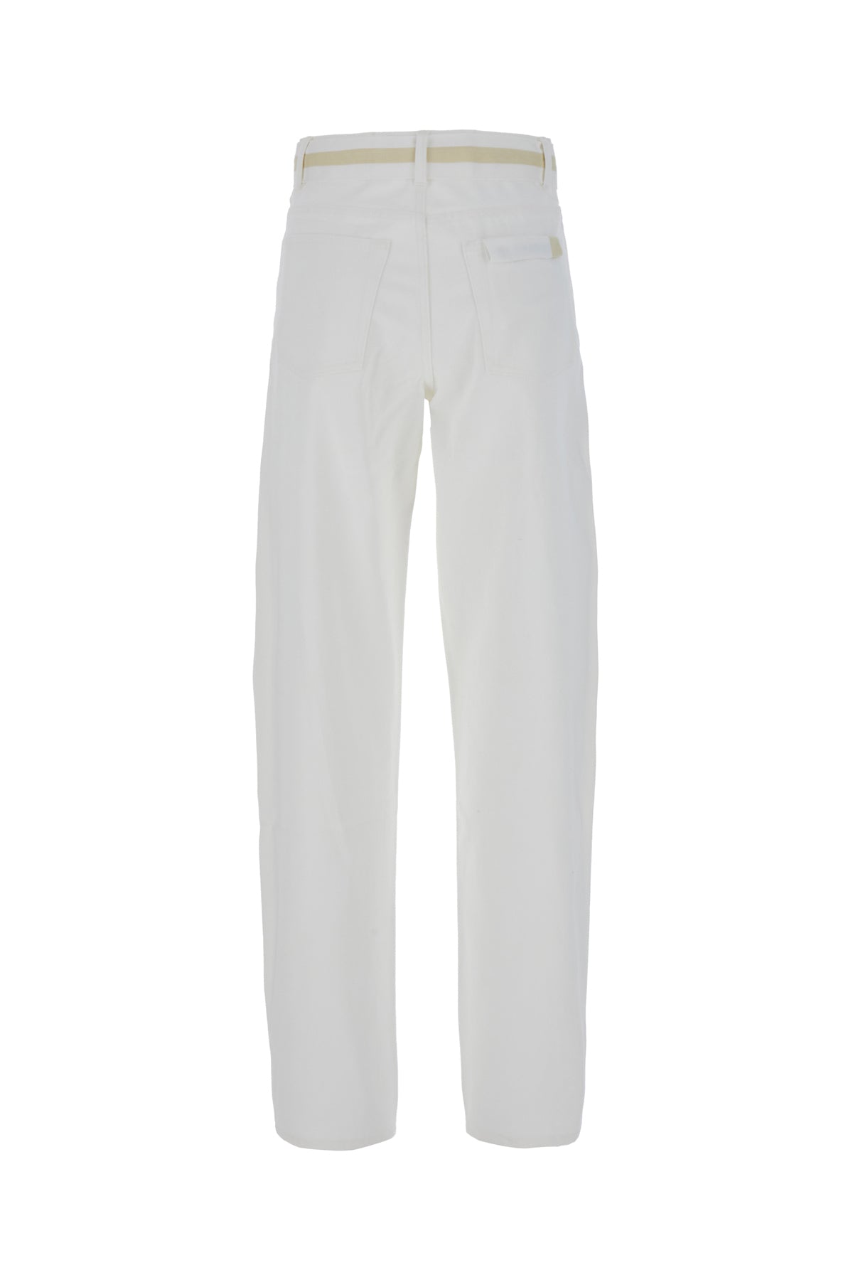 Jil Sander Jeans in denim bianco, view 2
